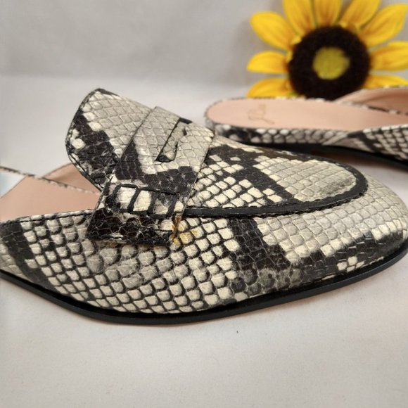 J.Crew Womens Academy Snake Leather Penny Loafers 6 - Picture 14 of 16